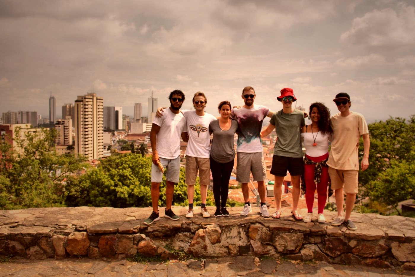 A retreat group together after a few days away